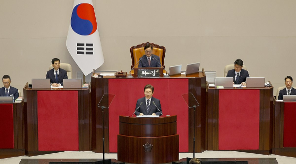 谷锦网 李在明首次发表施政演说：韩国经济已陷入危机_大皖新闻 | 安徽网