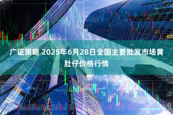 广证策略 2025年6月28日全国主要批发市场黄肚仔价格行情
