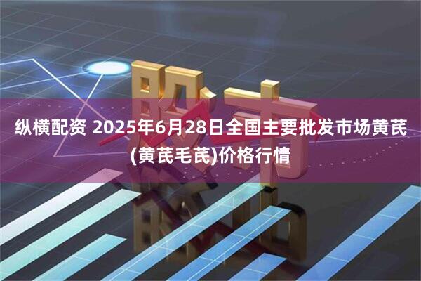 纵横配资 2025年6月28日全国主要批发市场黄芪(黄芪毛芪)价格行情