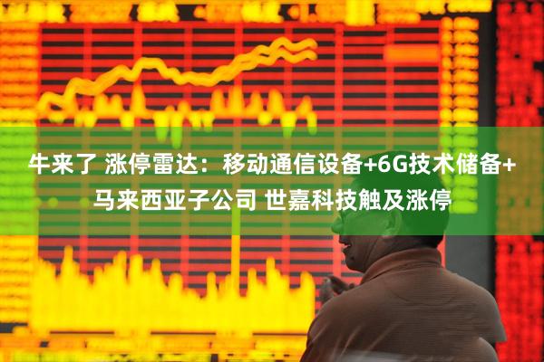 牛来了 涨停雷达:移动通信设备+6G技术储备+马来西亚子公司 世嘉科技触及涨停