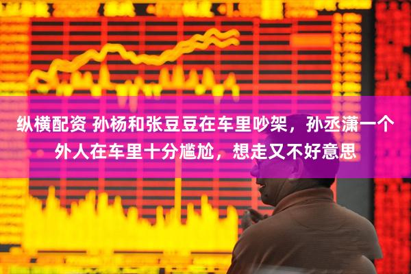纵横配资 孙杨和张豆豆在车里吵架，孙丞潇一个外人在车里十分尴尬，想走又不好意思